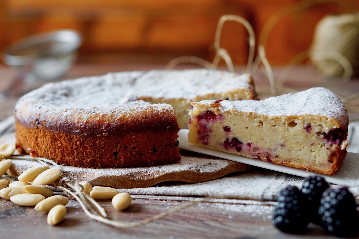 Torta alle More, Ricotta e Limone