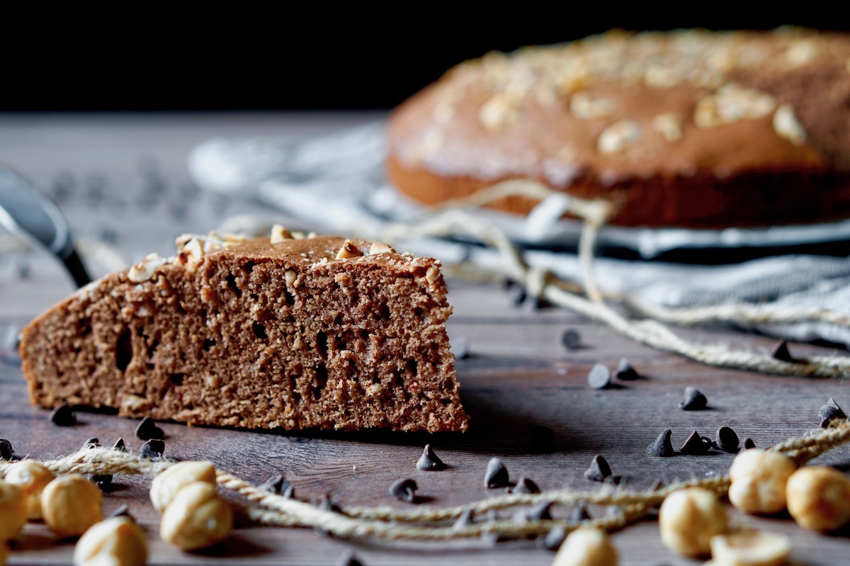 Torta alle nocciole e cacao