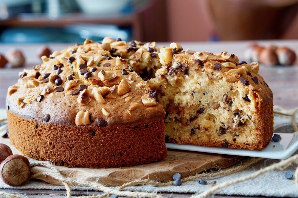 Torta alle nocciole e cioccolato