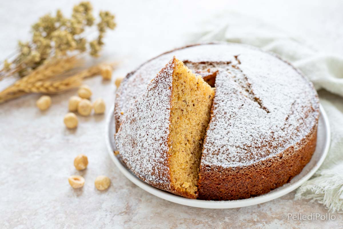 Torta alle nocciole e yogurt
