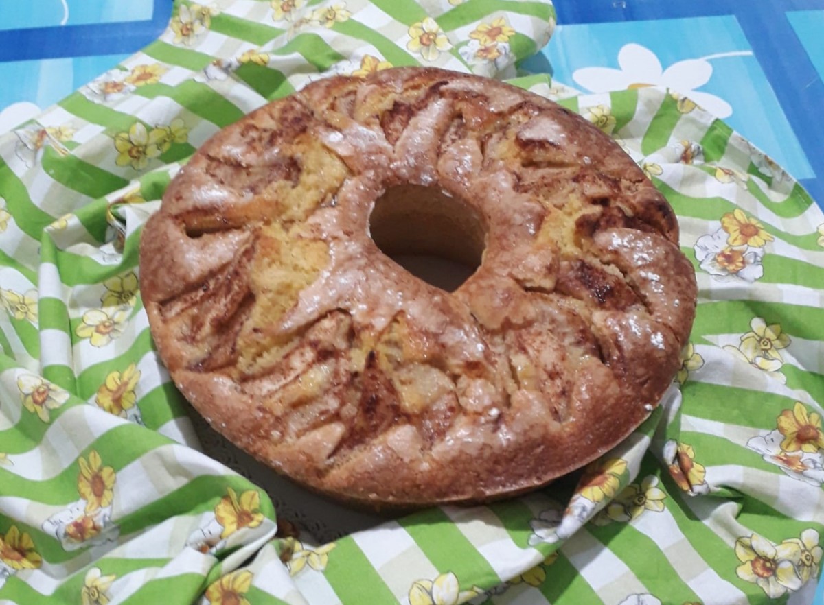 Torta alle pere e succo d’arancia