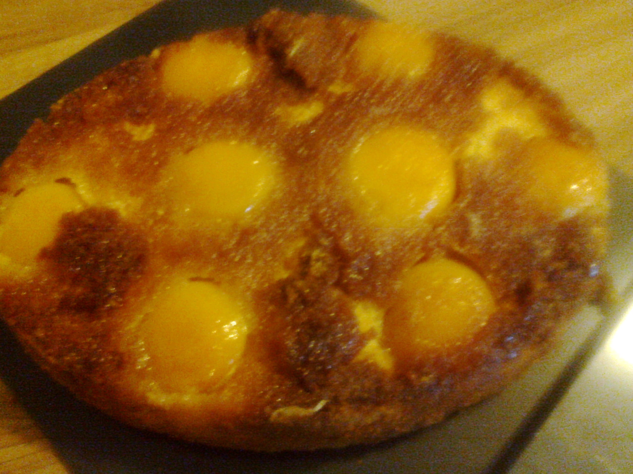 Torta alle pesche