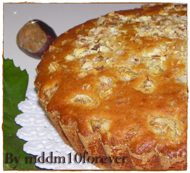 Torta allo yogurt di castagne