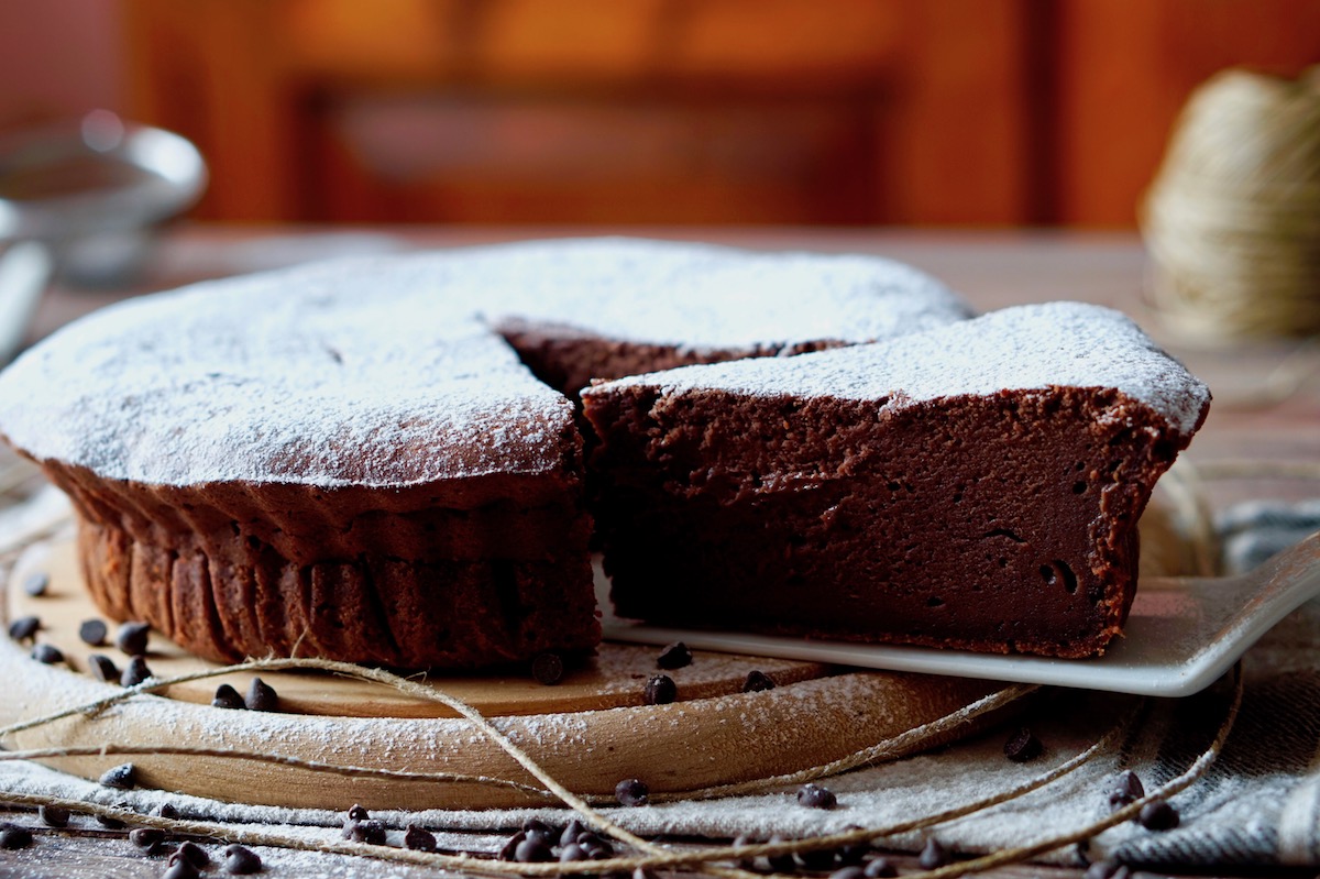 Torta allo yogurt e cioccolato