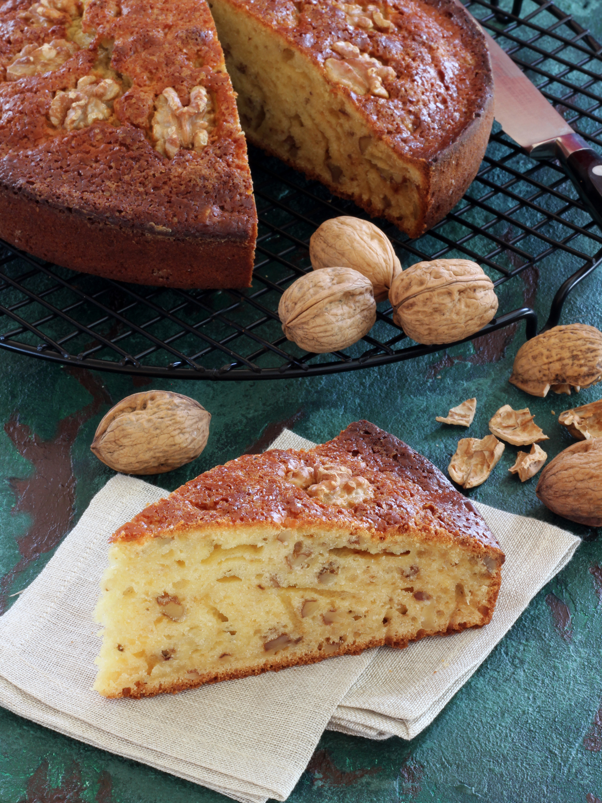 Torta allo Yogurt, Miele e Noci
