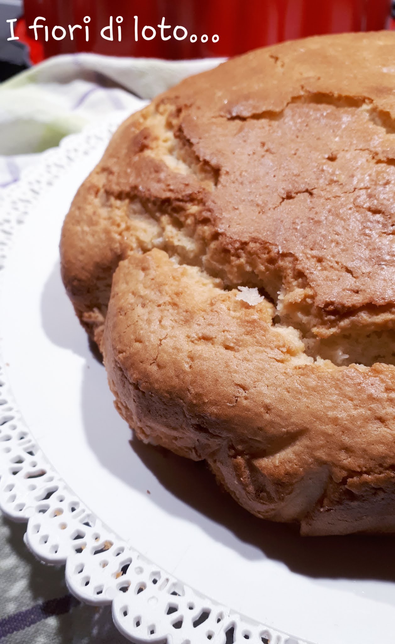 Torta allo yogurt vegan al cocco