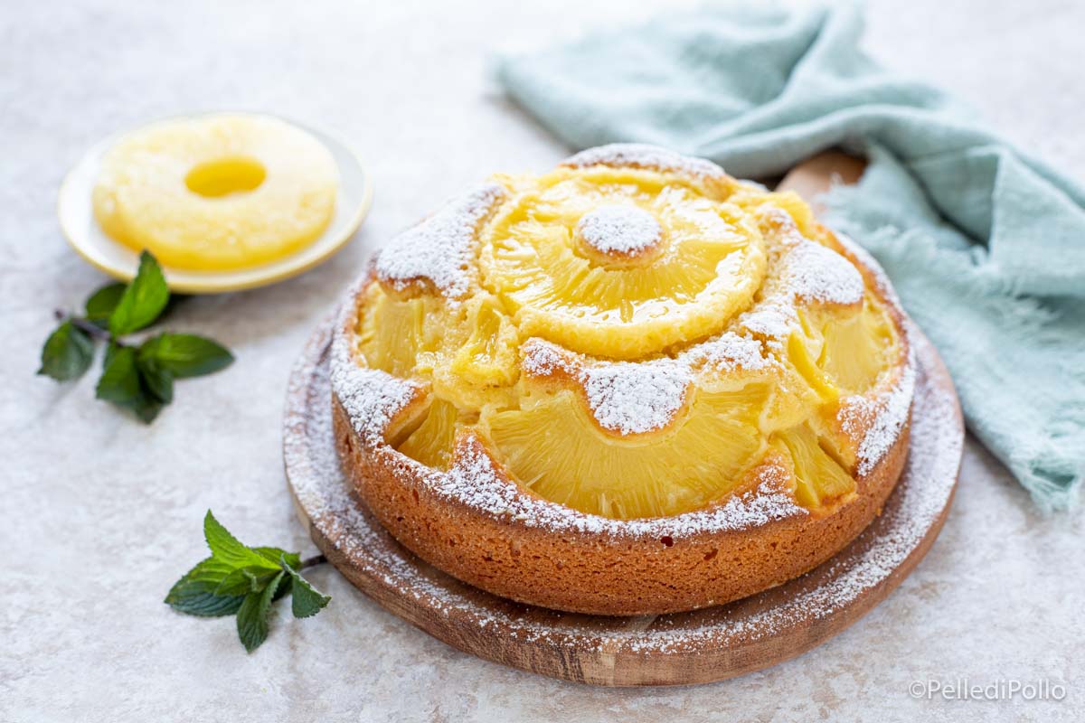 Torta ananas e yogurt