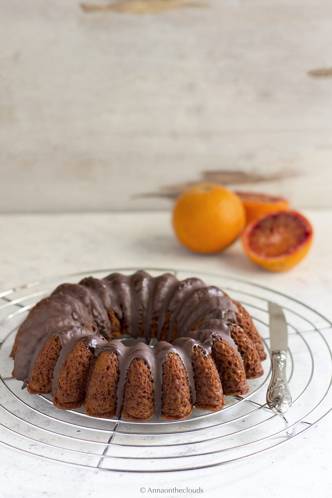 Torta arancia e cioccolato  (vegana)