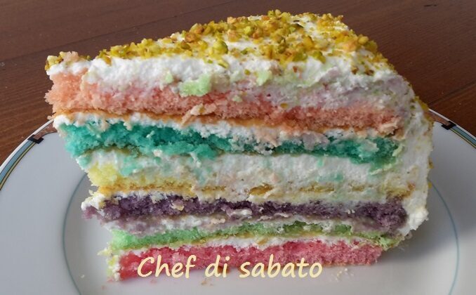 Torta arcobaleno