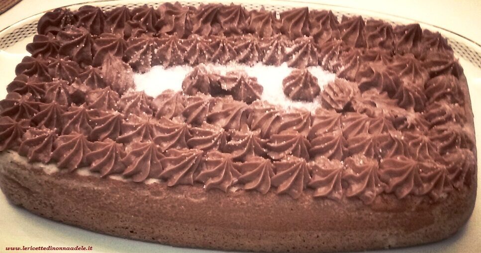 Torta bauletto cioccolato e nutella