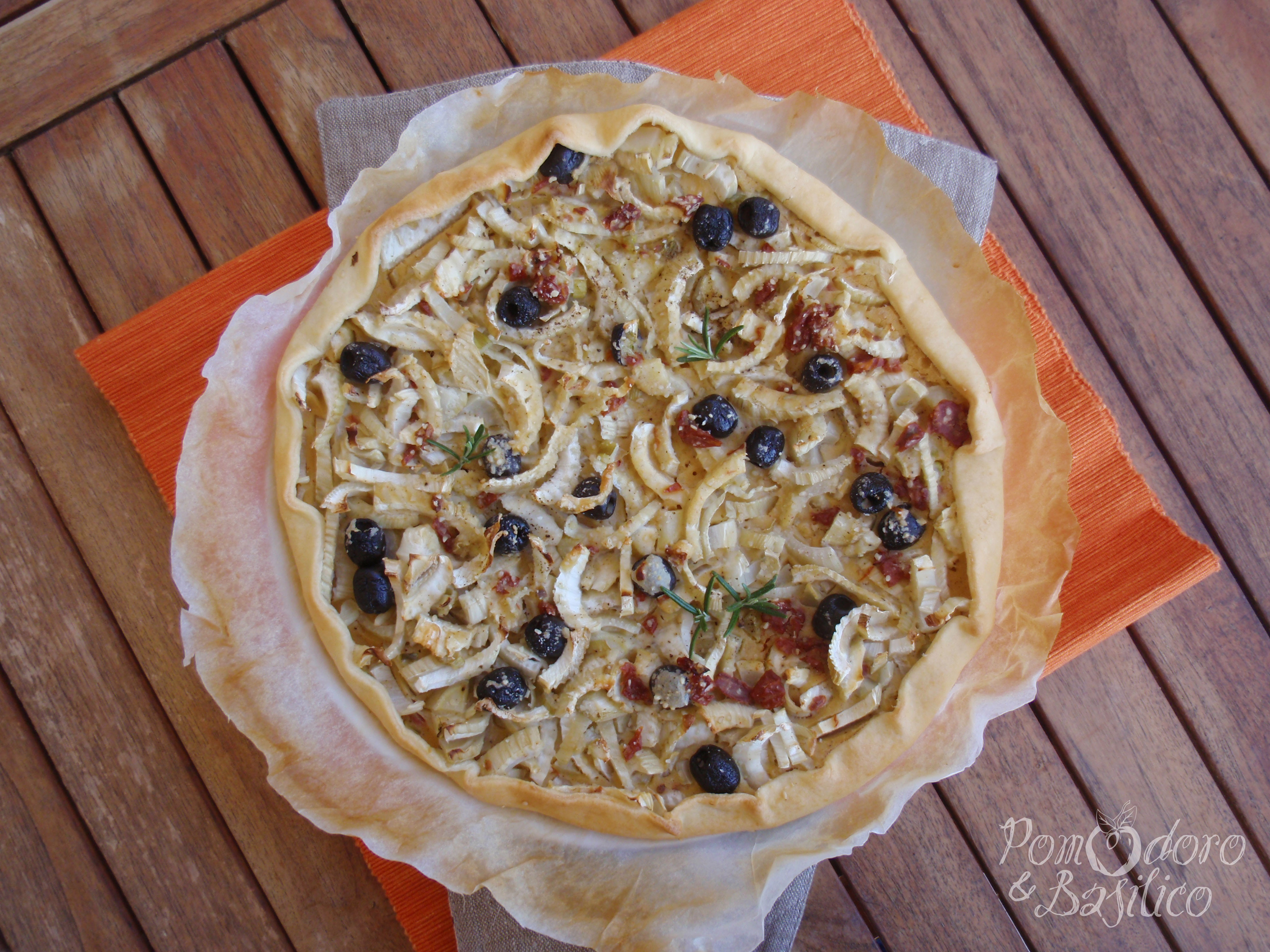 Torta brisèe ai finocchi