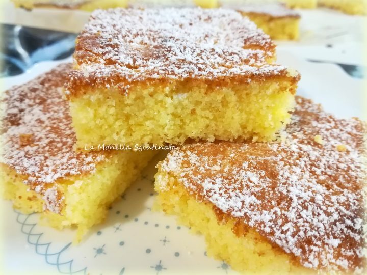 Torta brownies al limone e cioccolato bianco