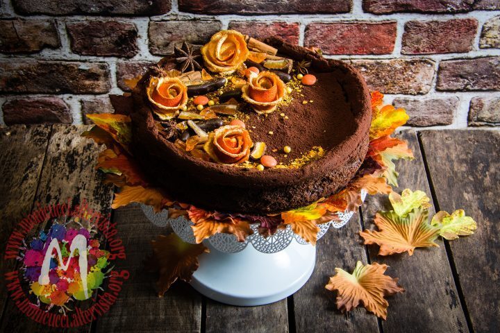 Torta brownies di riso al cioccolato e arancia – i menù del sorriso