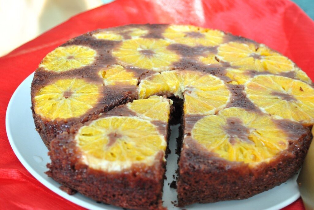Torta cacao e arance per il compleanno di zael