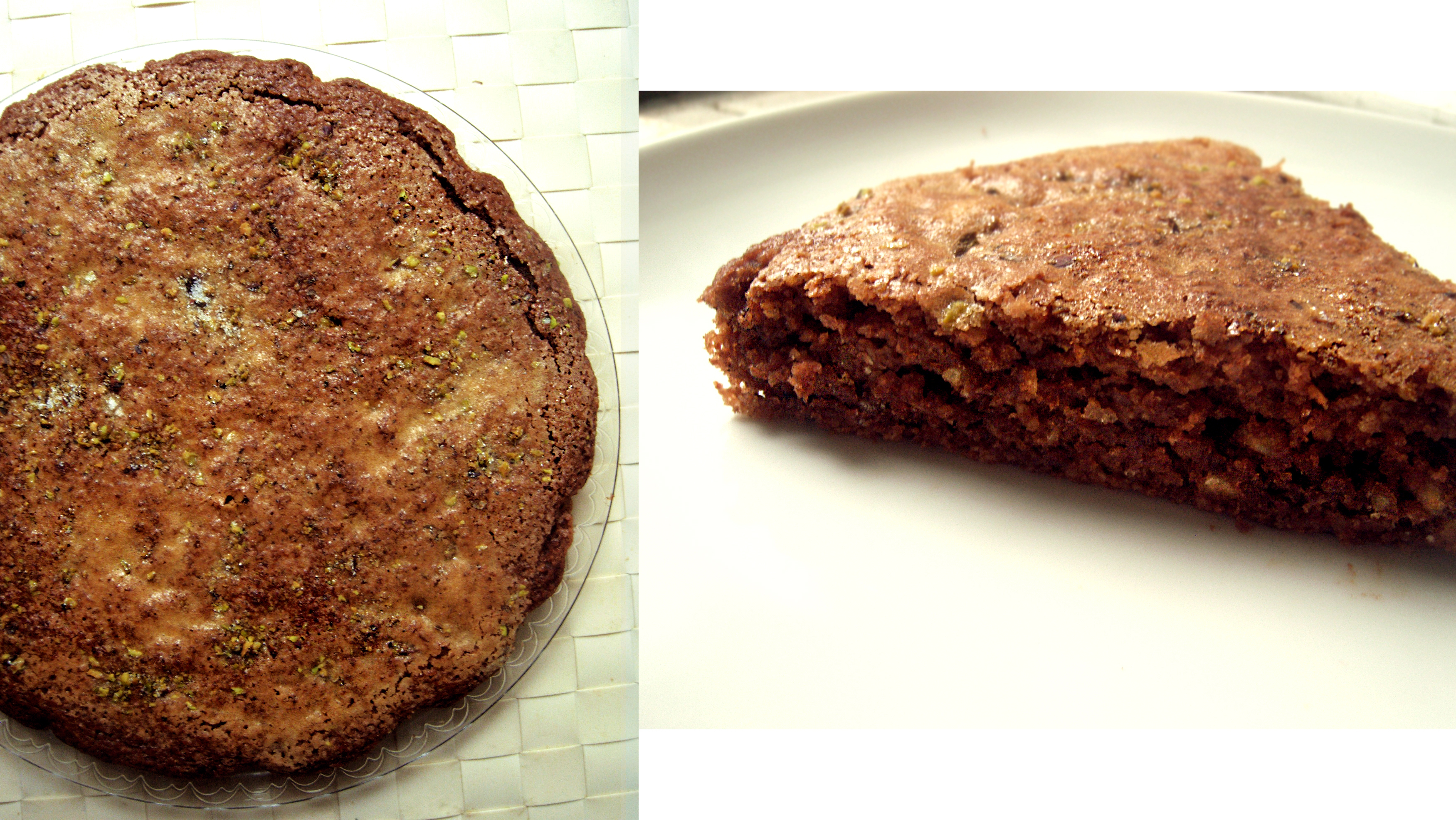 Torta cacao e castagne