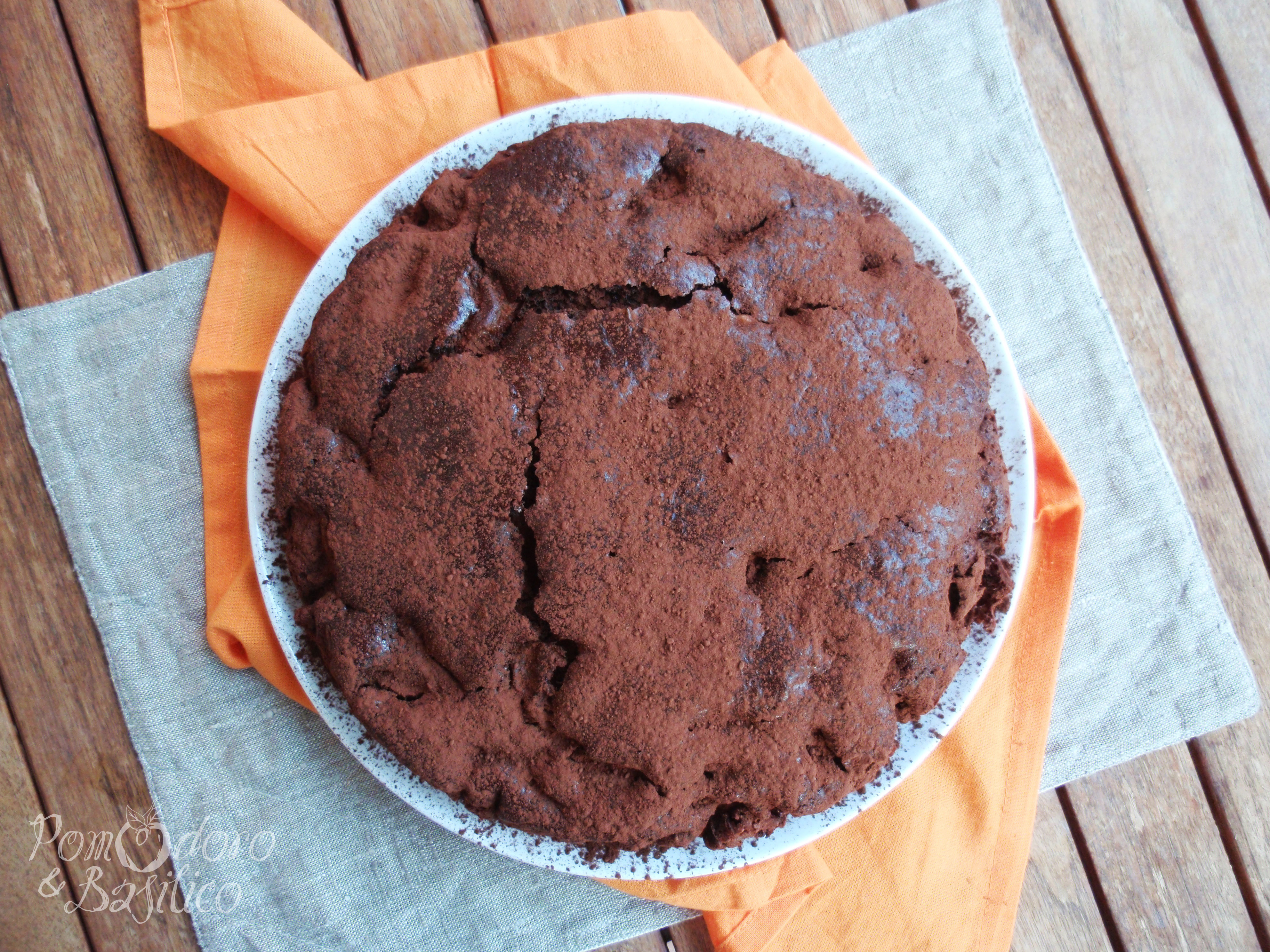 Torta cacao e pere