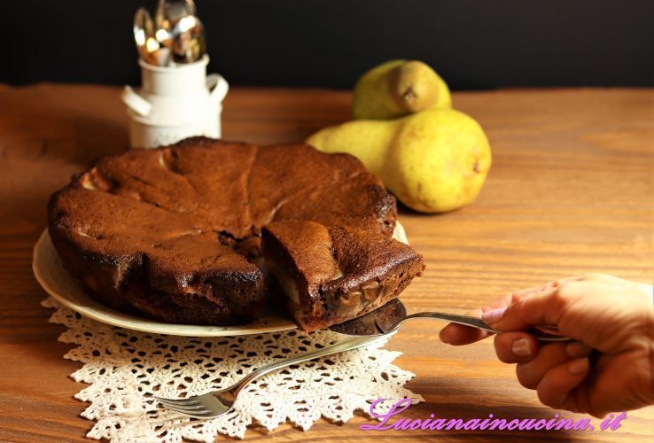 Torta cacao e pere tutta salute