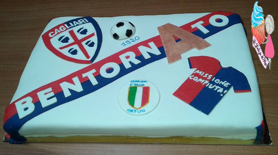 Torta cagliari calcio