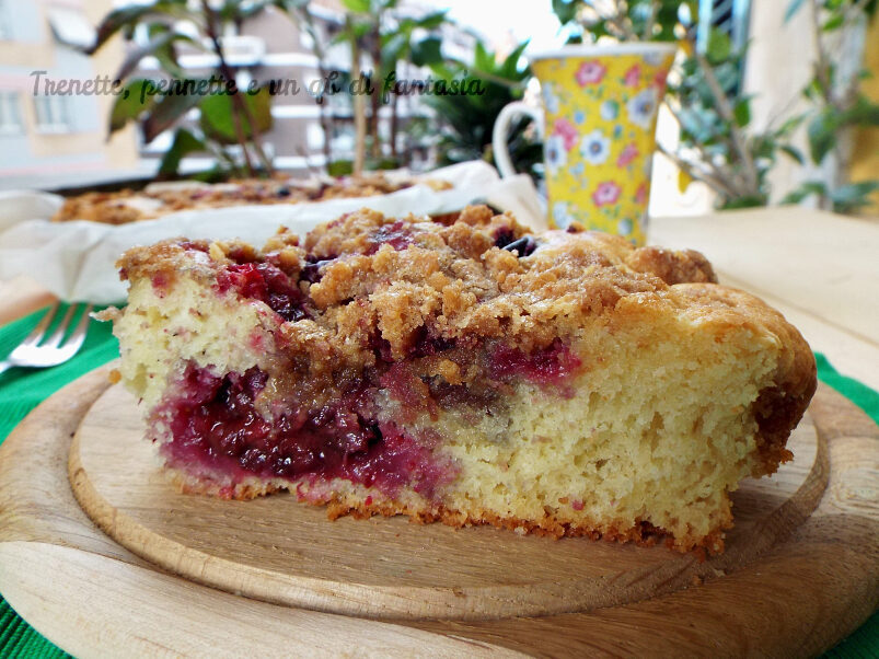 Torta campagnola ai frutti rossi