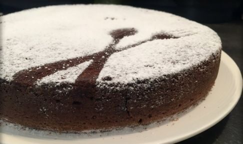 Torta caprese al cioccolato