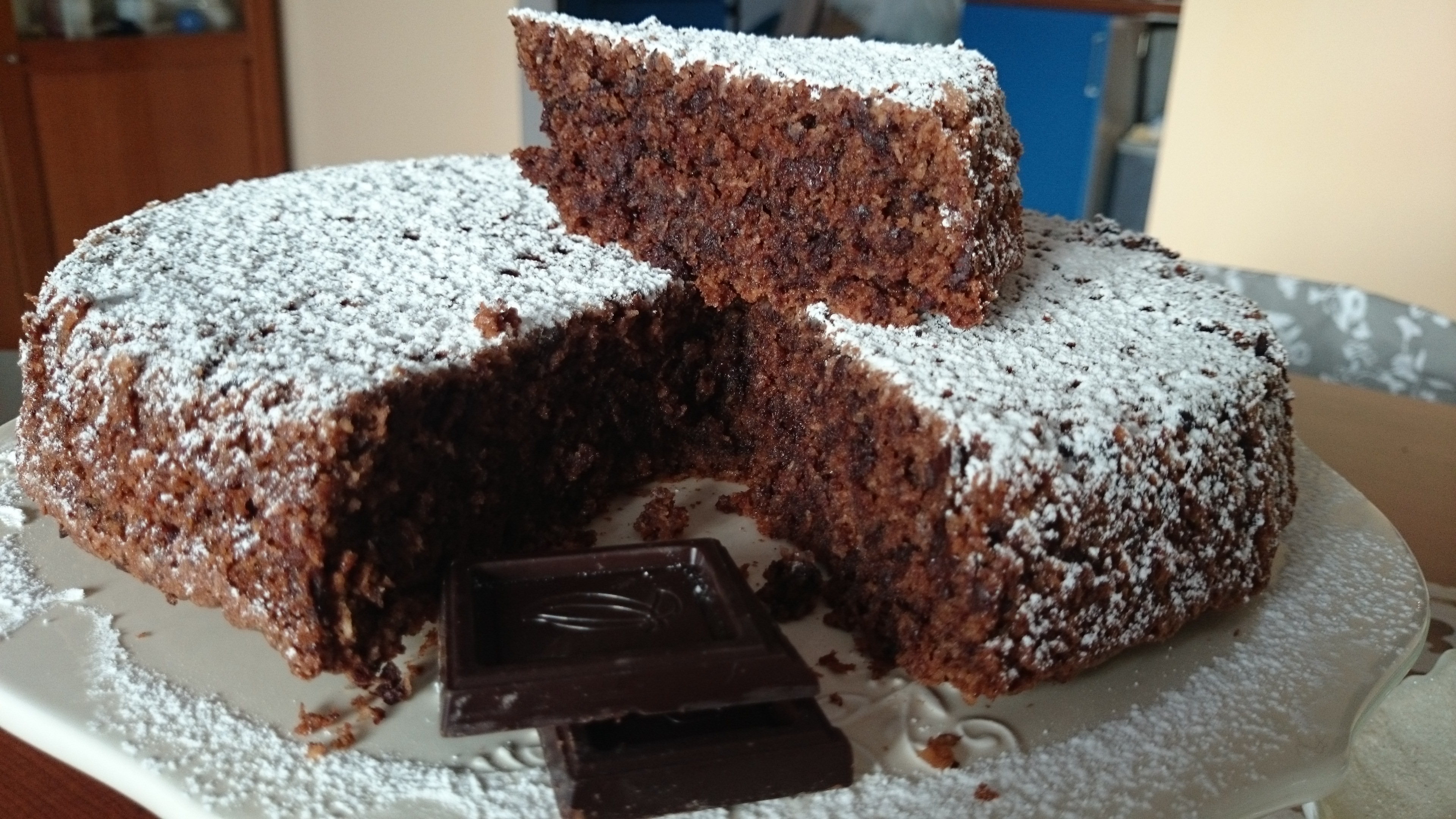 Torta caprese al cocco