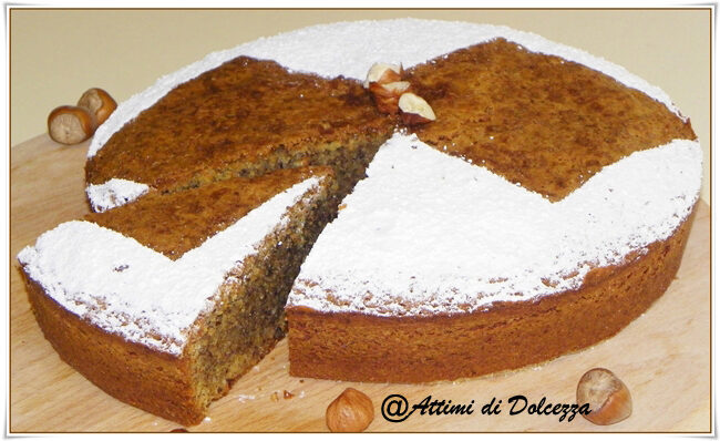 Torta caprese alle nocciole