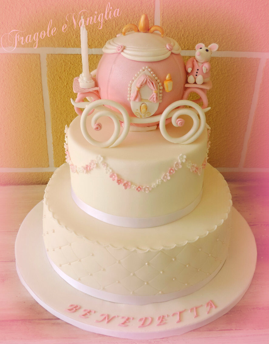 Torta carrozza di cenerentola