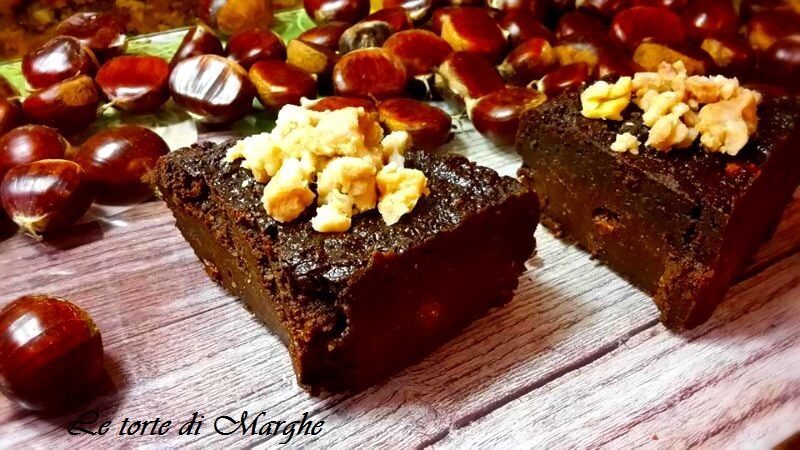 Torta castagnaccio con farina di castagne