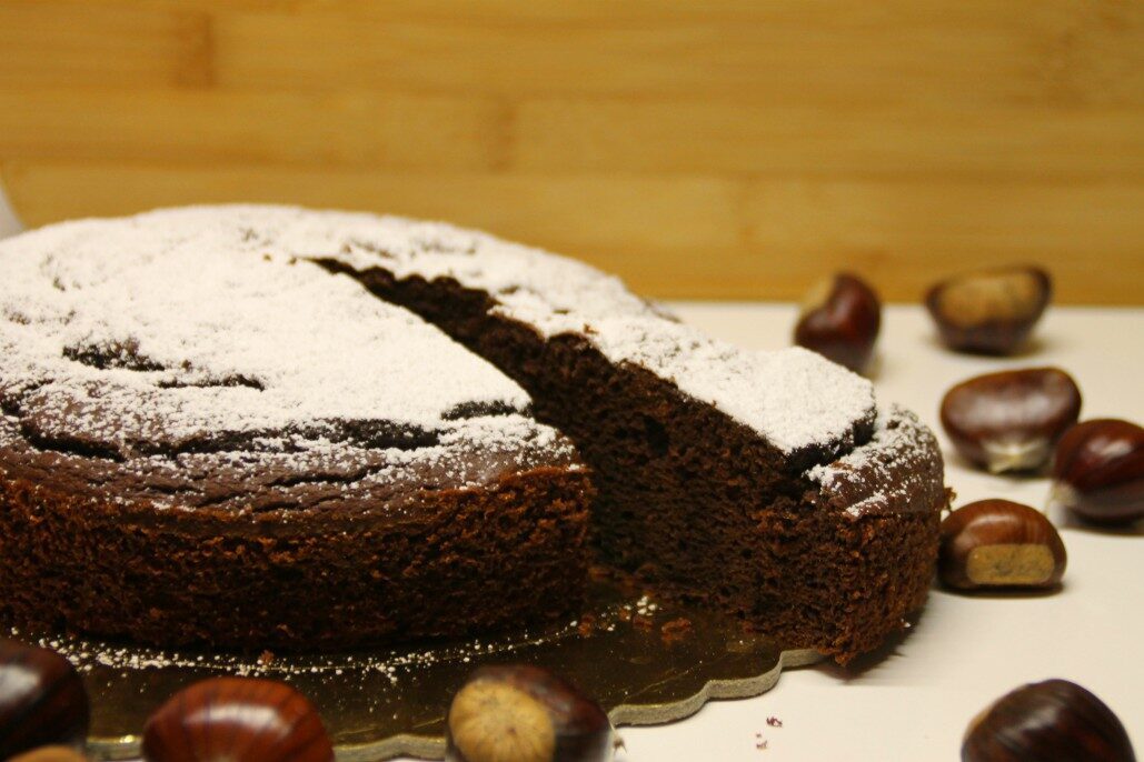 Torta castagne e cioccolato (senza glutine)