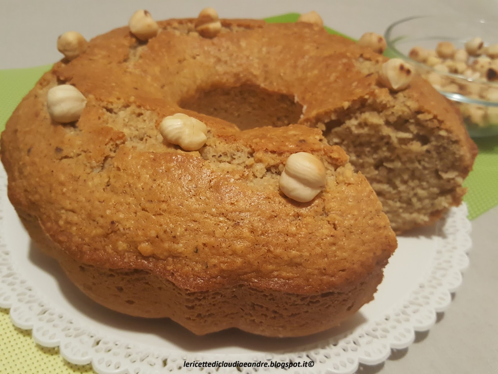 Torta – ciambella con nocciole di piemonte ricetta di nonna teresina