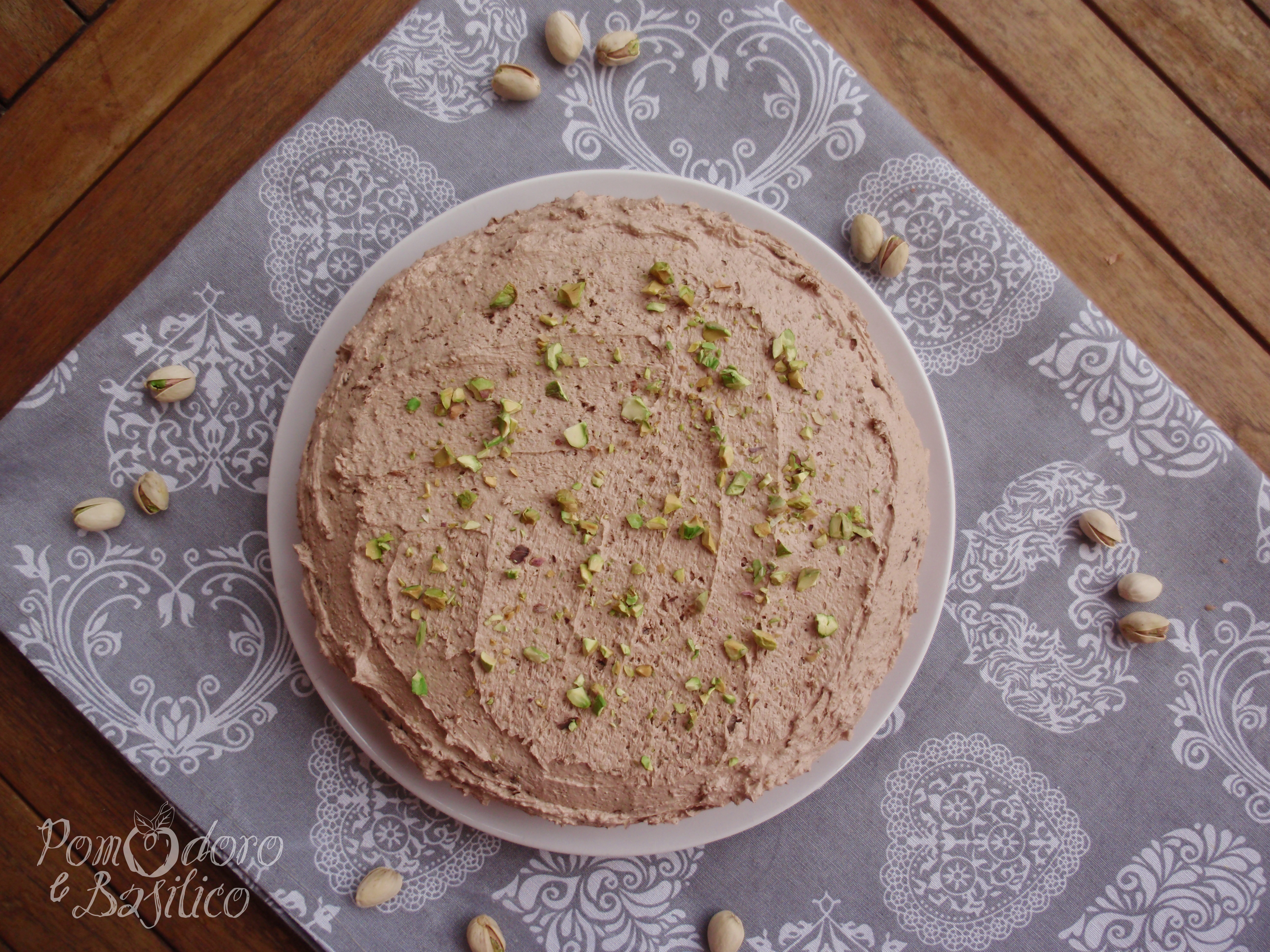Torta ciocco pistacchio