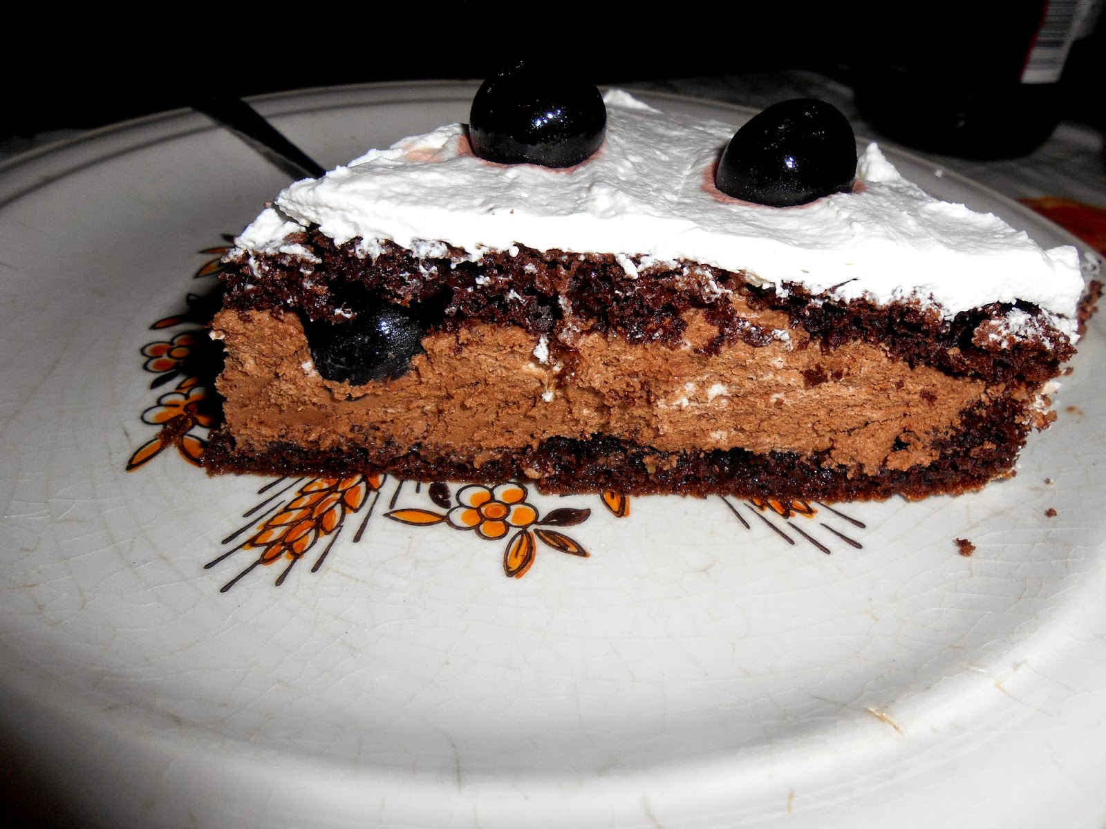 Torta cioccolato e amarene