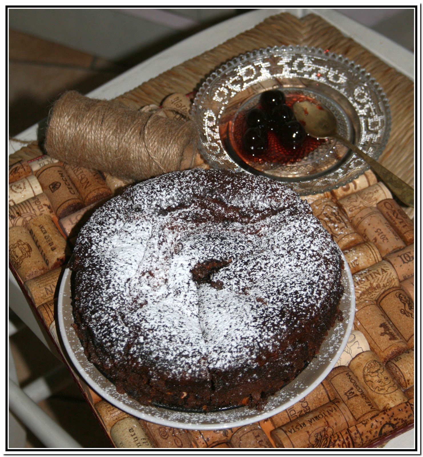 TORTA CIOCCOLATO E AMARENE