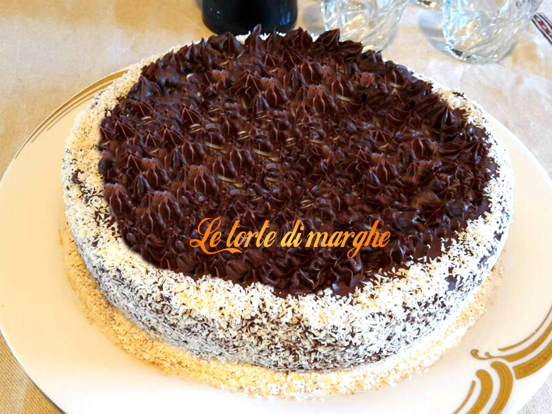 Torta cioccolato e cocco