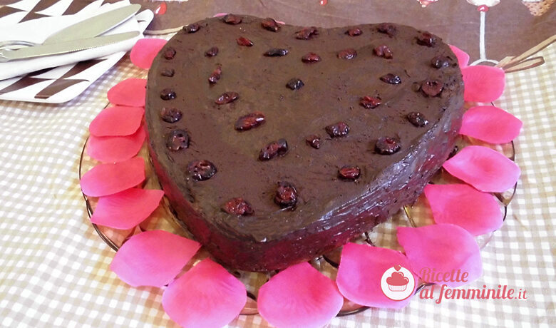 Torta cioccolato e lamponi