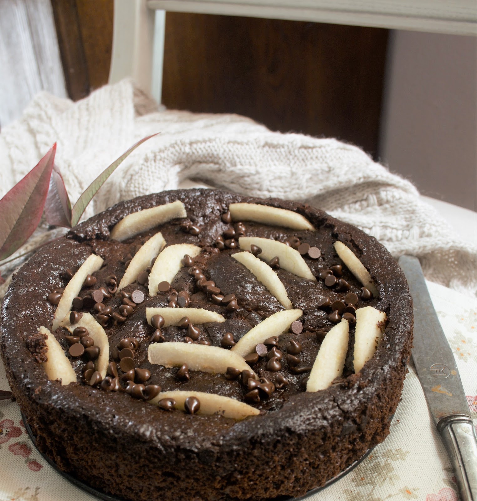 TORTA CIOCCOLATO E PERE