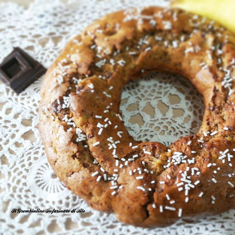 Torta cioccolato e pere.