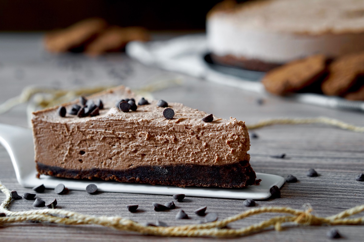 Torta cioccolato e ricotta senza cottura