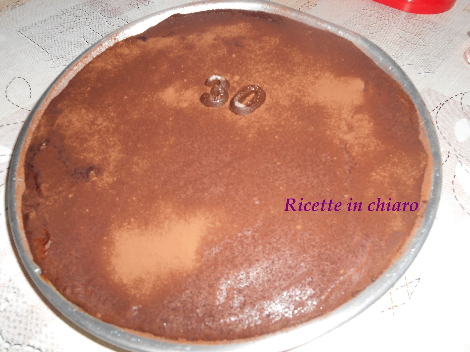 Torta cioccolatosa fredda