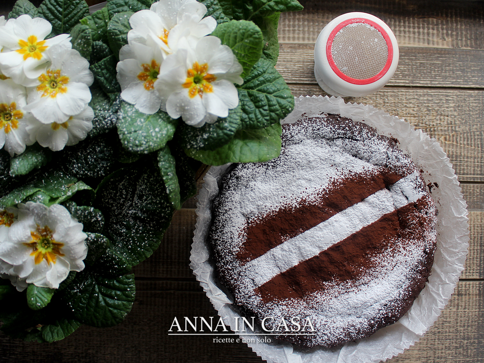 Torta cioccolatosa senza farina