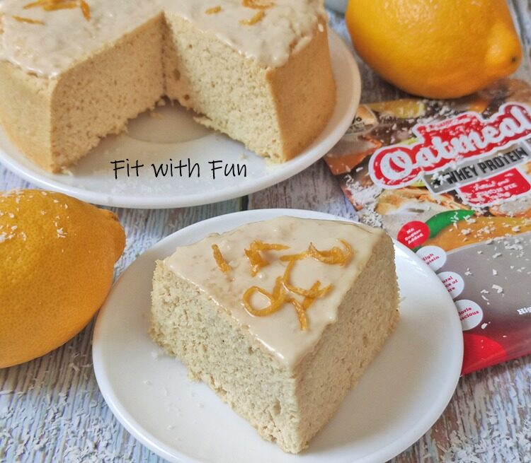 Torta cocco avena e limone soffice proteica e senza zucchero