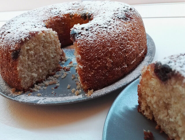 Torta cocco e amarene