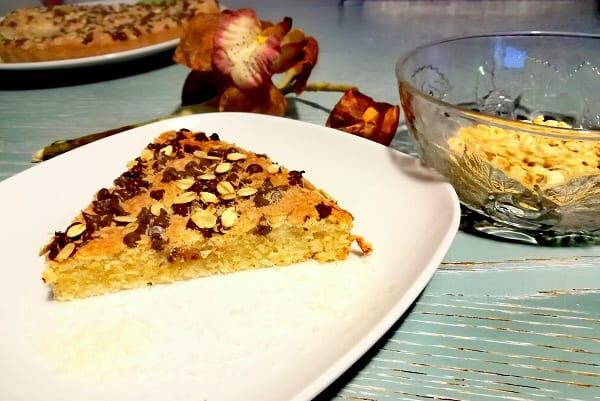 Torta cocco e avena senza lievito, con bimby o senza