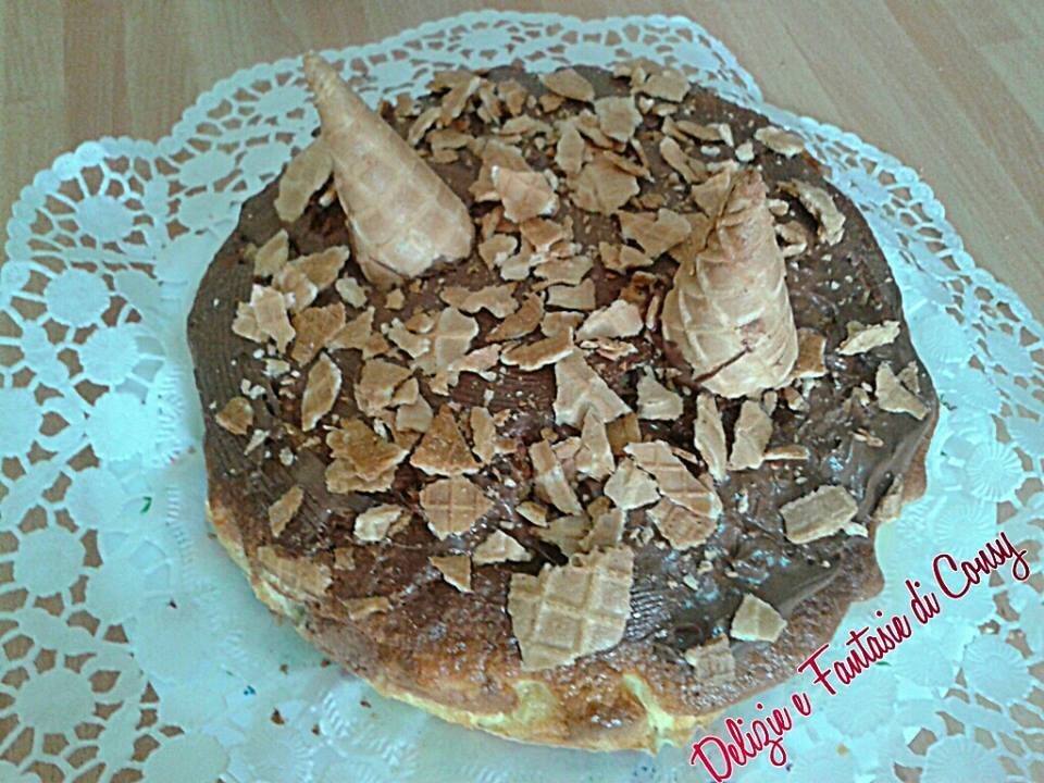 Torta cocco e cono ciok