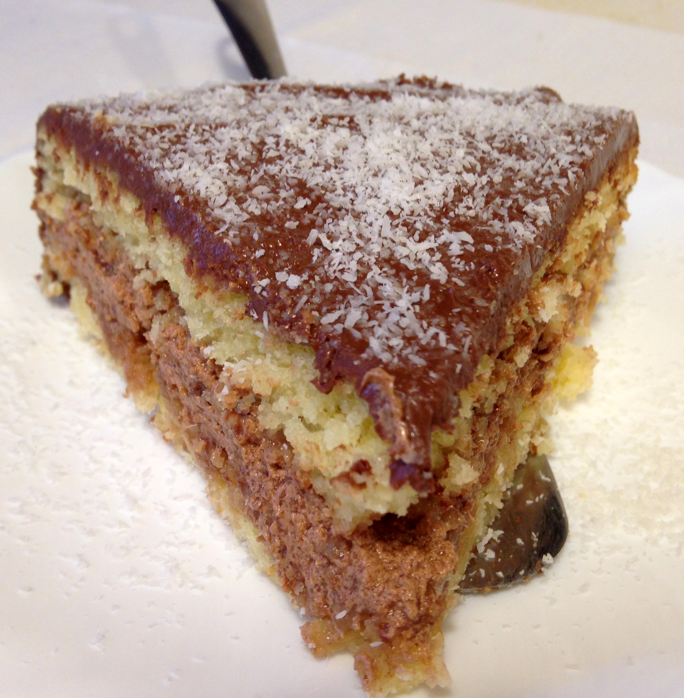 Torta cocco e nutella