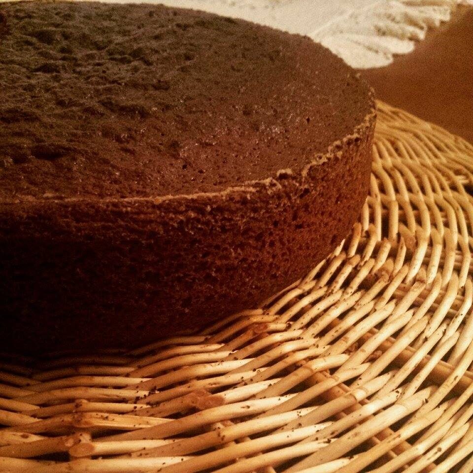 Torta colazione integrale, con cacao e caffè