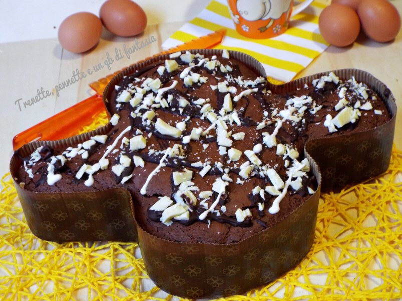 Torta colomba al cioccolato