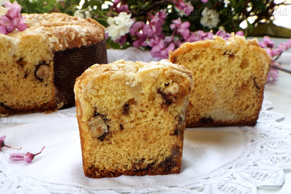 Torta colomba al latte condensato