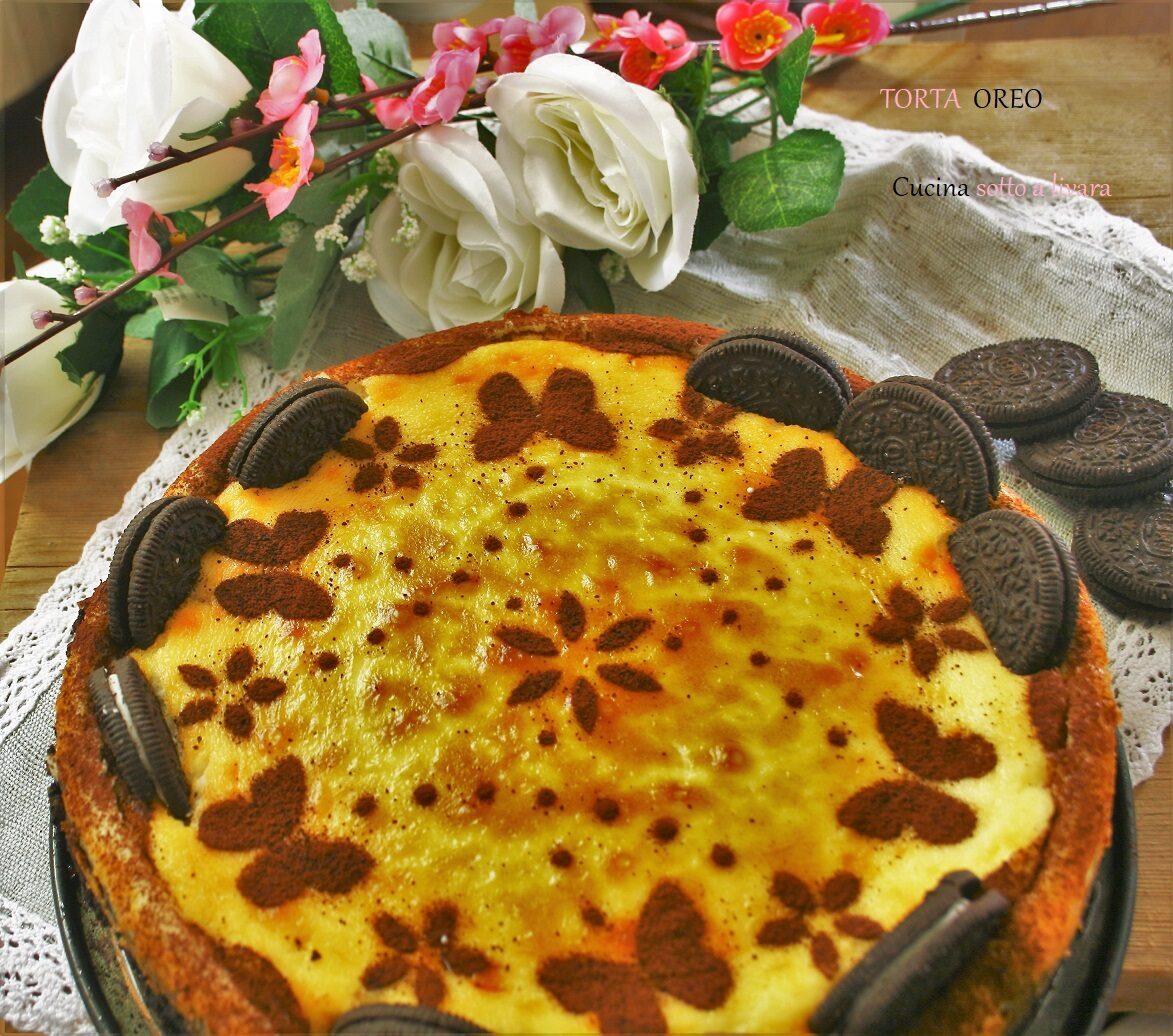 TORTA CON BISCOTTI OREO