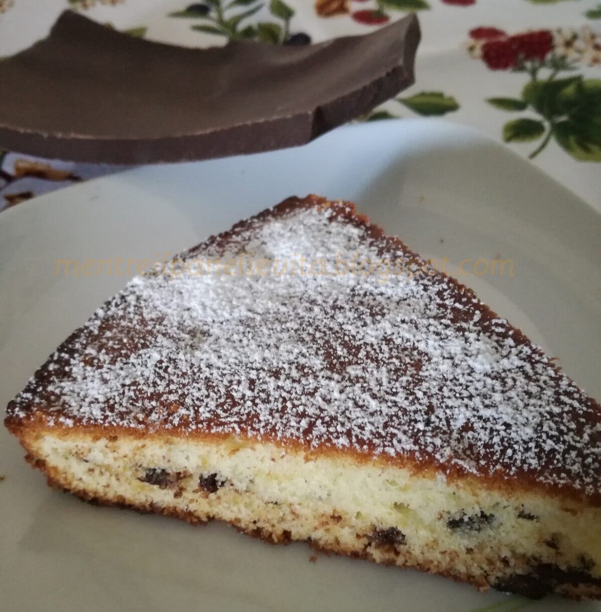 Torta con briciole di cioccolato